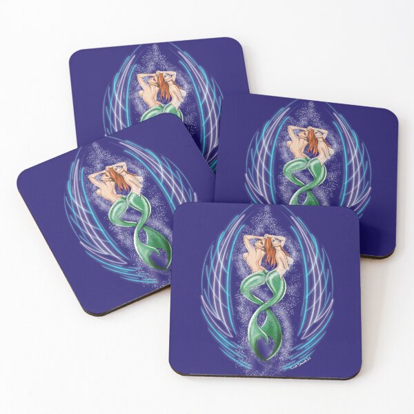 Item preview, Two mermaids in Pinstriping designed and sold by Scottdowell.