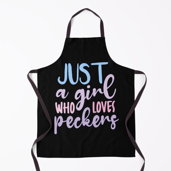 Item preview, Just A Girl Who Loves Peckers designed and sold by AmethystMurad.