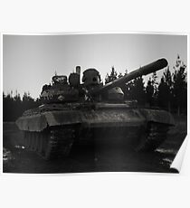 T55AM2 Tank Poster