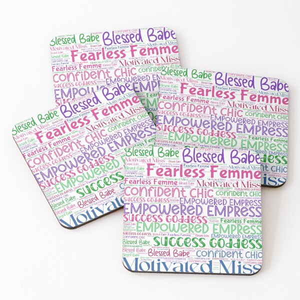 Item preview, Girl Power Reminders  - Berry Colors designed and sold by frankie5368.