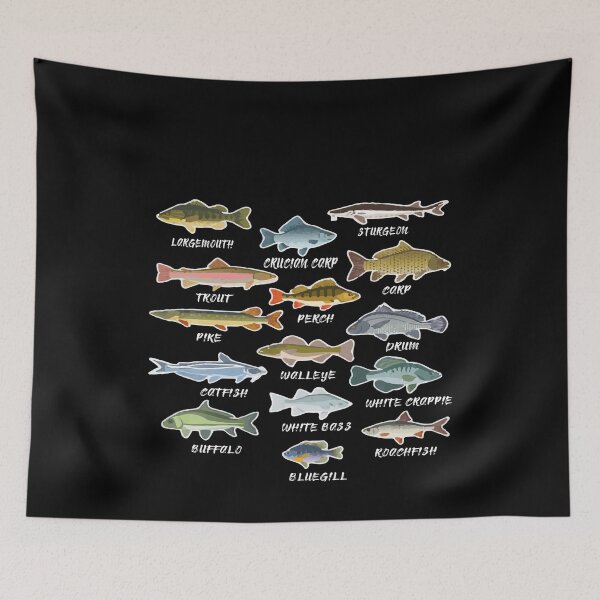 Item preview, Types Of Freshwater Fish Species Fishing designed and sold by lovelystore200.