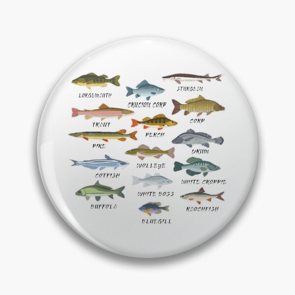 Item preview, Types Of Freshwater Fish Species Fishing T-Shirt designed and sold by lovelystore200.