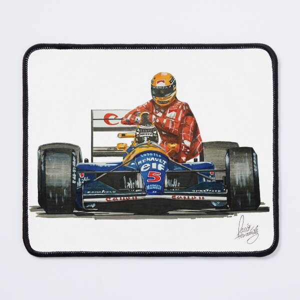 Item preview, Nigel Mansell & Ayrton Senna - Renault FW14 F1 designed and sold by DaroArt.