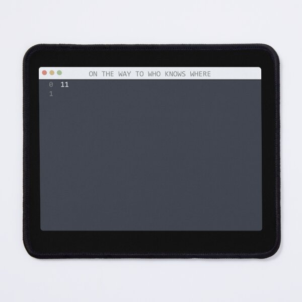 Item preview, . ON THE WAY TO WHO KNOWS WHERE language Hello World program sample in editor window designed and sold by IuriiVlasenko.