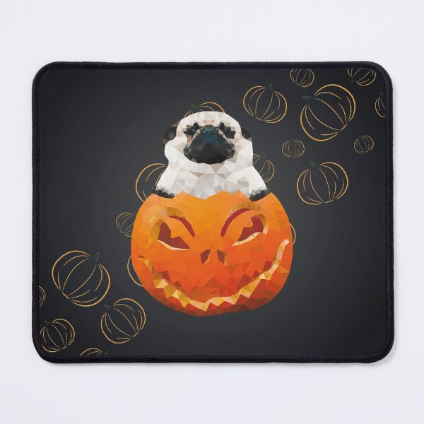 Item preview, Low Poly Halloween Pug designed and sold by LowPolyGKDesign.
