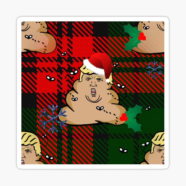 christmas dump trump Sticker