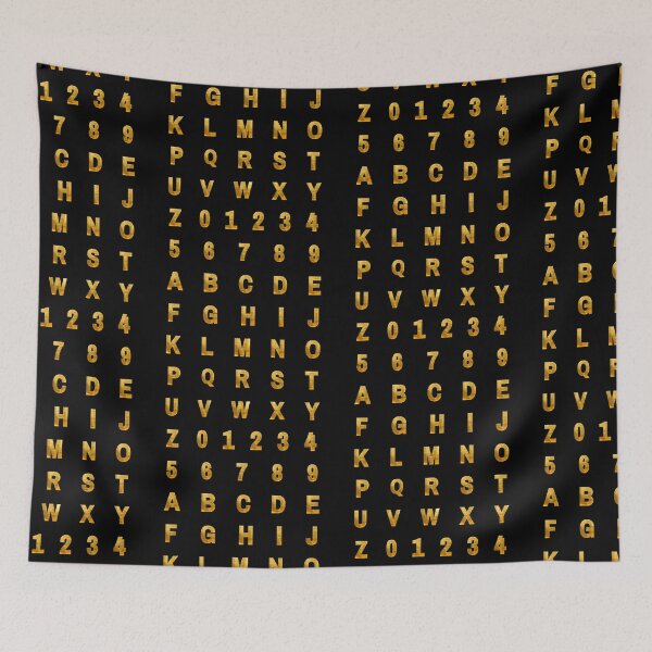 Item preview, Gold Letters Alphabet Calligraphy Alphabet Art  designed and sold by Vimbuy.