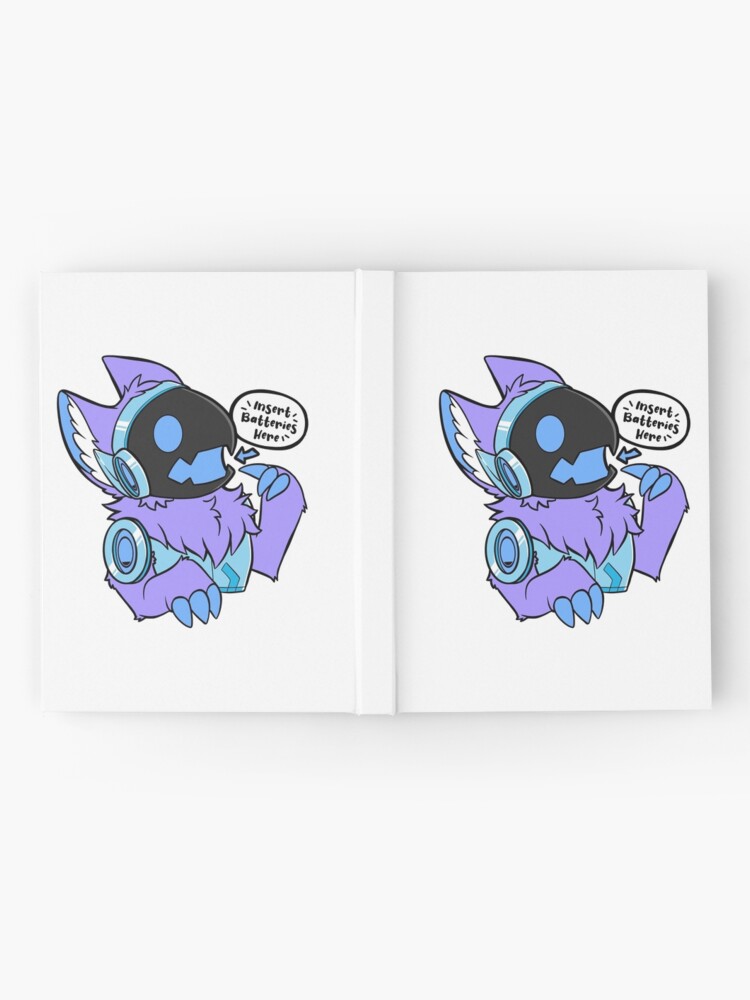 Protogen - Insert Batteries Here - Blue/Purple Sticker for Sale by  MillyD13