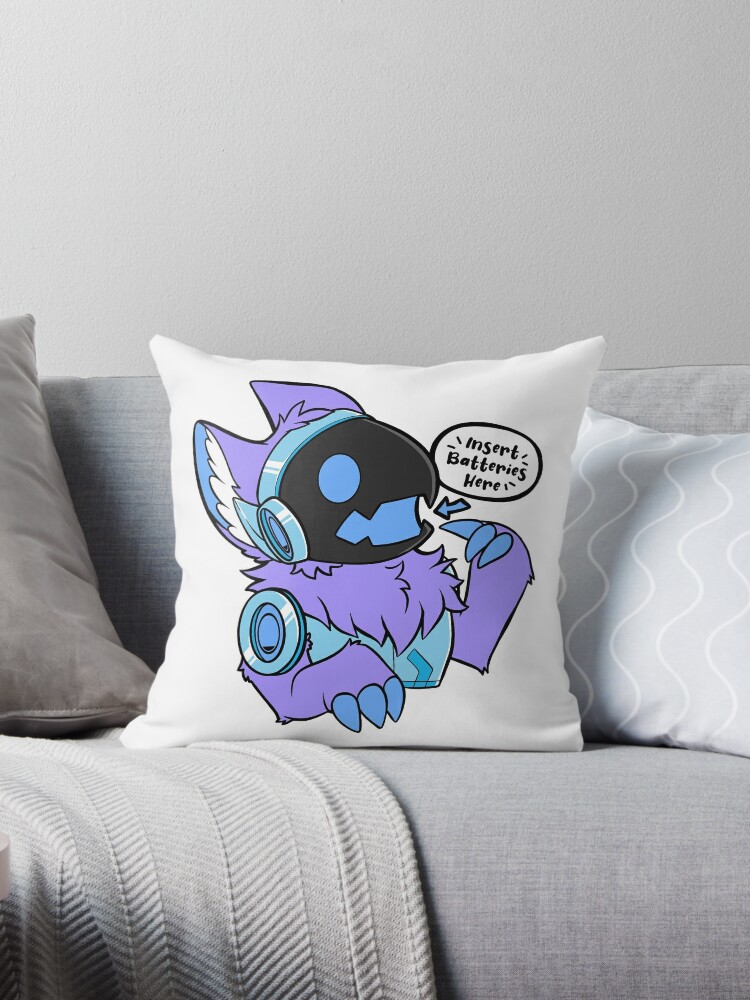 Protogen - Insert Batteries Here - Blue/Purple Sticker for Sale by  MillyD13