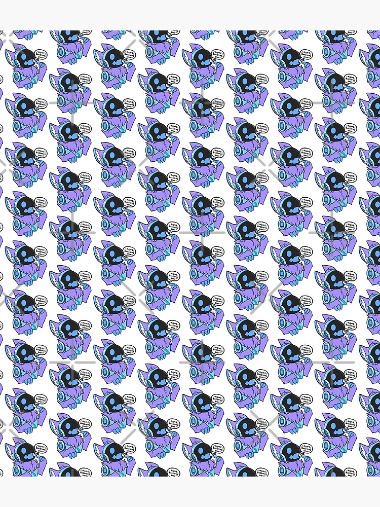 Protogen - Insert Batteries Here - Blue/Purple Sticker for Sale by  MillyD13