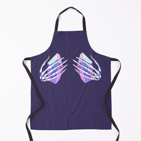 Item preview, Skeleton Hands on Chest | Purple Magical Crystals Amethyst | Halloween Costume designed and sold by MiaDelelai.