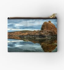 Storm Clouds Over Watson Lake Studio Pouch