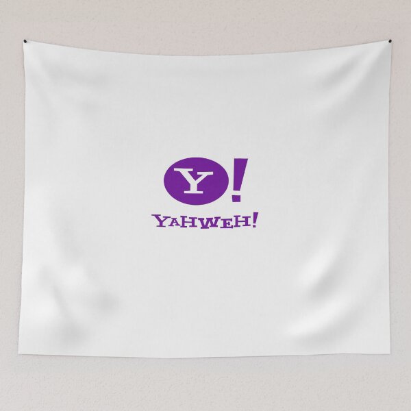 Item preview, YahWeh! - Logo from Bruce Almighty  designed and sold by RedbubbleME.