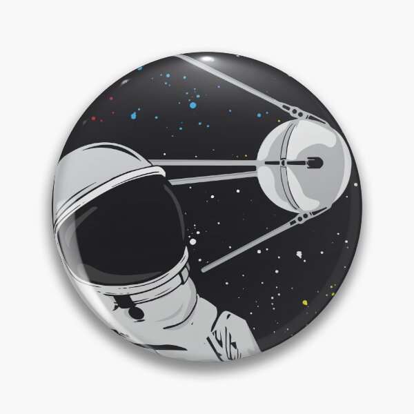 Item preview, Sputnik USSR Cosmos Space Stars Outer Space Astronaut Graphic designed and sold by brunsch-print.