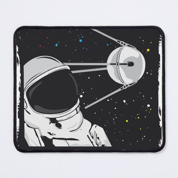Item preview, Sputnik USSR Cosmos Space Stars Outer Space Astronaut Graphic designed and sold by brunsch-print.