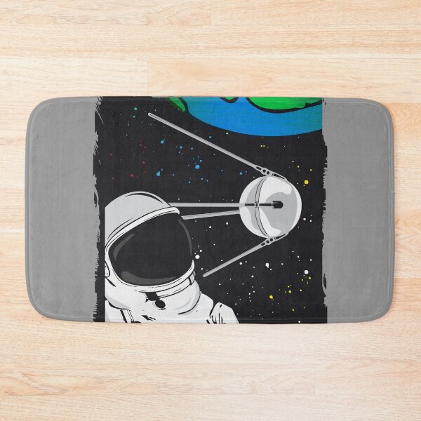 Item preview, Sputnik USSR Cosmos Space Stars Outer Space Astronaut Graphic designed and sold by brunsch-print.