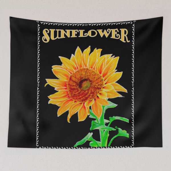 Item preview, Sunflower Poster designed and sold by PaintedbyCarol.