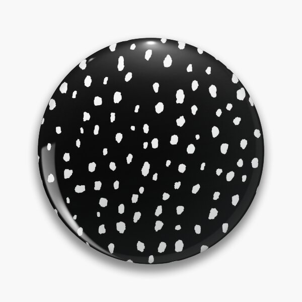 Item preview, Speckle Polka Dot Dalmatian Pattern (white/black) designed and sold by Design Minds Boutique.