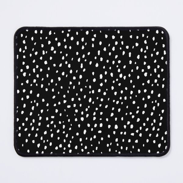 Item preview, Speckle Polka Dot Dalmatian Pattern (white/black) designed and sold by Design Minds Boutique.