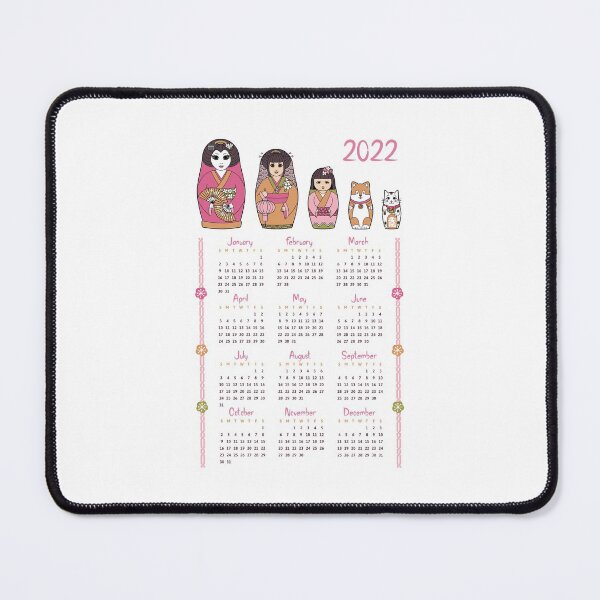 Item preview, 2021 Calendar Japanese Nesting Dolls designed and sold by Maria Garcia.