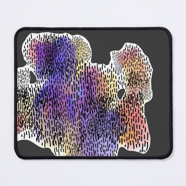 Item preview, abstract 4, small watercolor strokes gray background designed and sold by MentaLee.