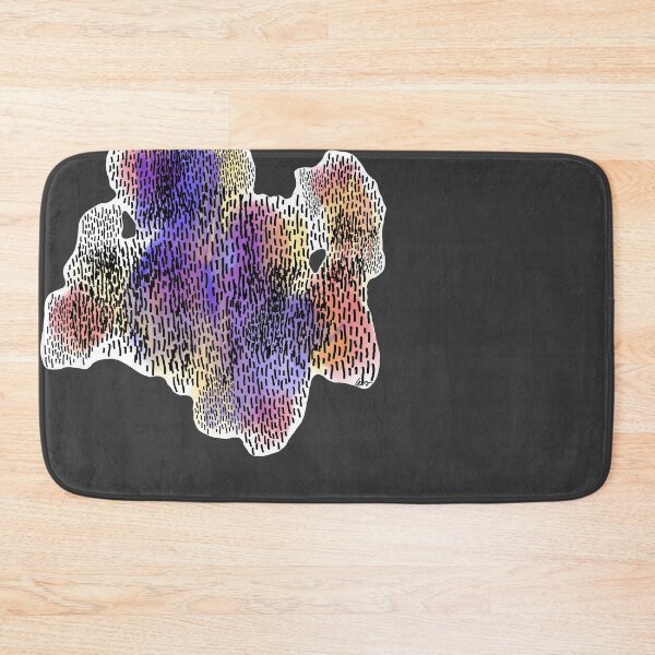 Item preview, abstract 4, small watercolor strokes gray background designed and sold by MentaLee.