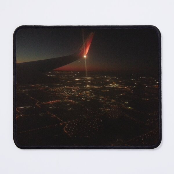 Item preview, Window view flying into Love Field at night designed and sold by ZCS2014.