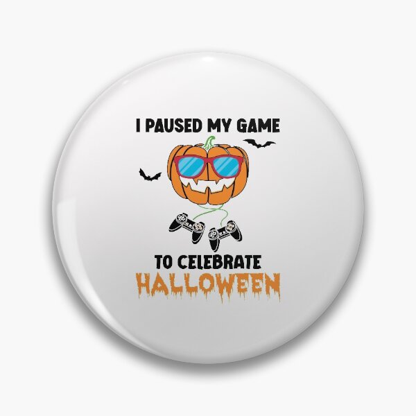 Item preview, I Paused my Game to Celebrate Halloween Gamer Funny Gaming designed and sold by clothesy7.