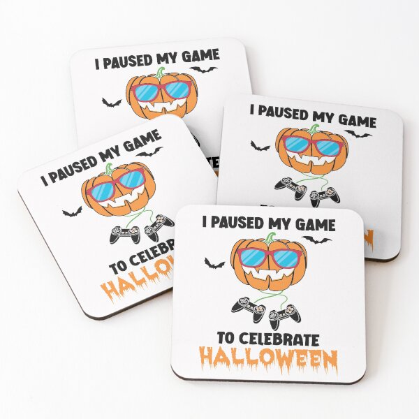 Item preview, I Paused my Game to Celebrate Halloween Gamer Funny Gaming designed and sold by clothesy7.