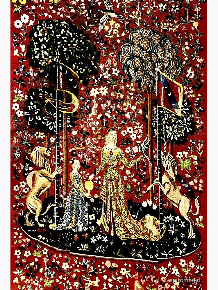 Unicorn Medieval Tapestry, Medieval Decor Tapestry