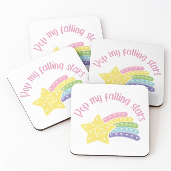 Item preview, Pop it Falling Stars, pop my Falling Stars, rainbow color designed and sold by Marybble.
