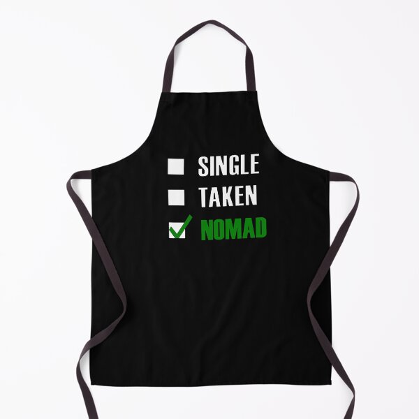 Item preview, Funny Essentials: Single Taken Nomad Green tick check box - Sleek white and green typography design (dark mode) designed and sold by Deegital18.