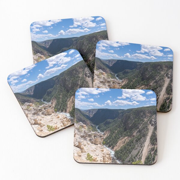Item preview, View from Inspiration Point in Yellowstone National Park, in the canyon area, looking down at the river designed and sold by mkopka.
