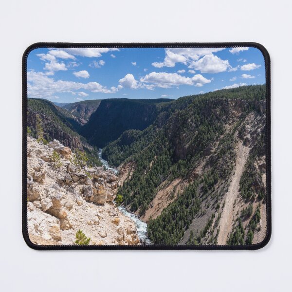 Item preview, View from Inspiration Point in Yellowstone National Park, in the canyon area, looking down at the river designed and sold by mkopka.