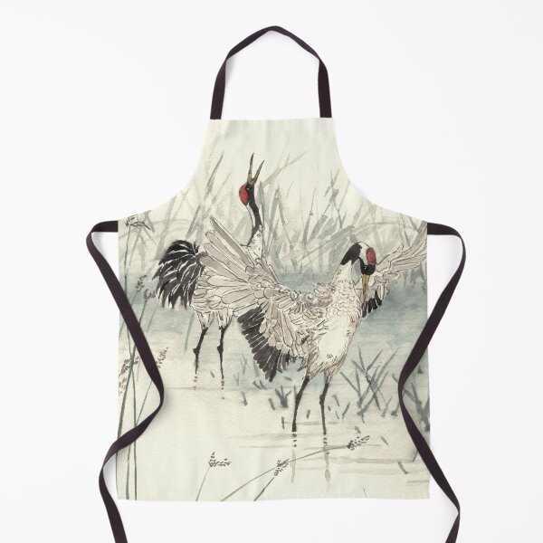 Item preview, Stork Watercolor Painting - Japanese Watercolor Bird - Heron Art - Chinese Kanji Poster - Bird Painting - Asian Style - Oriental Artwork - Aquarelle - Peinture Animaux - Dessin Oiseau, Grue designed and sold by ArtProvocation.