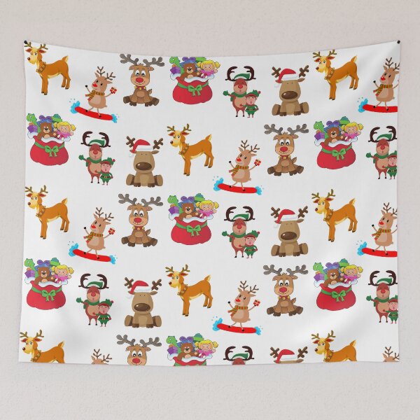 Item preview, Cute Christmas Deer Collection   designed and sold by infazbdeen.