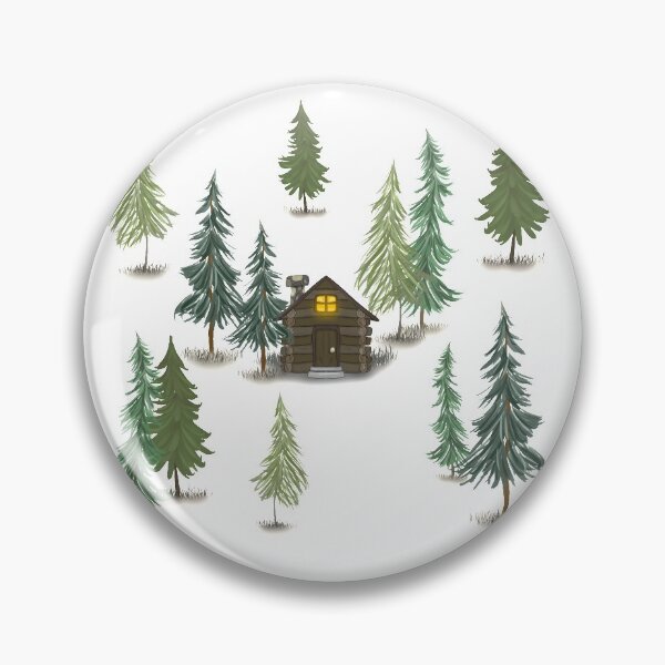 Item preview, Cabin in the Woods designed and sold by FickleandFancy.