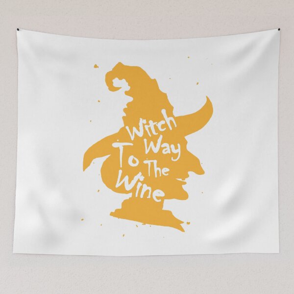 Item preview, Witch Way To The Wine T-shirt, funny halloween t-shirt, Gift for halloween. designed and sold by mHmShop.