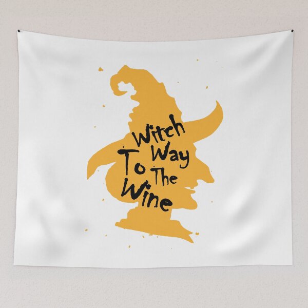 Item preview, Witch Way To The Wine T-shirt, funny halloween t-shirt, Gift for halloween. designed and sold by mHmShop.