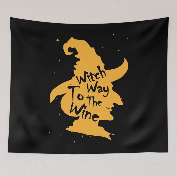 Item preview, Witch Way To The Wine T-shirt, funny halloween t-shirt, Gift for halloween. designed and sold by mHmShop.