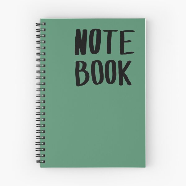 Item preview, Notebook Retro Green colour cover designed and sold by 8thApril.