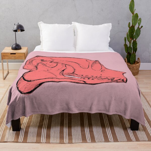 Item preview, Pink Primate Skull designed and sold by lilzdrawz.