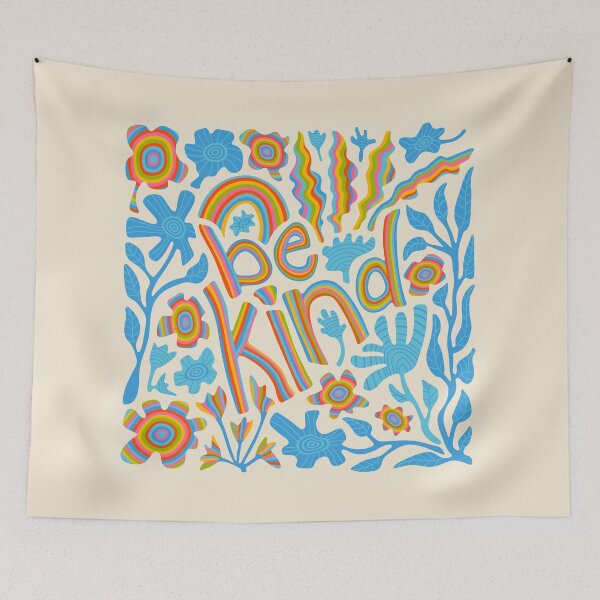 Item preview, BE KIND UPLIFTING LETTERING QUOTE - UnBlink Studio by Jackie Tahara designed and sold by Jackie Tahara of UnBlink Studio.