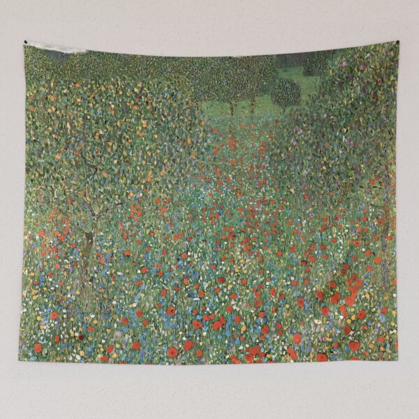 Artikelvorschau, Mohnfeld (1907) Von Gustav Klimt entworfen und verkauft von Designedbysm.