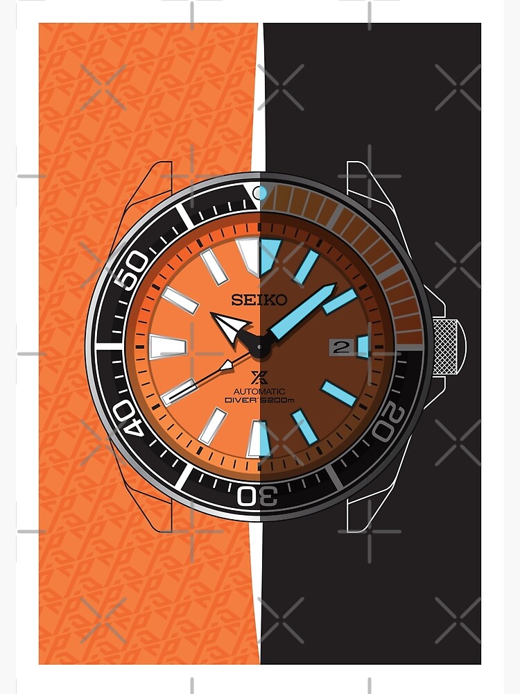 Seiko Samurai Orange