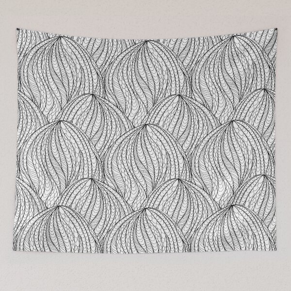 Item preview, Seamless japanese wagara octopus head pattern designed and sold by urban-color.