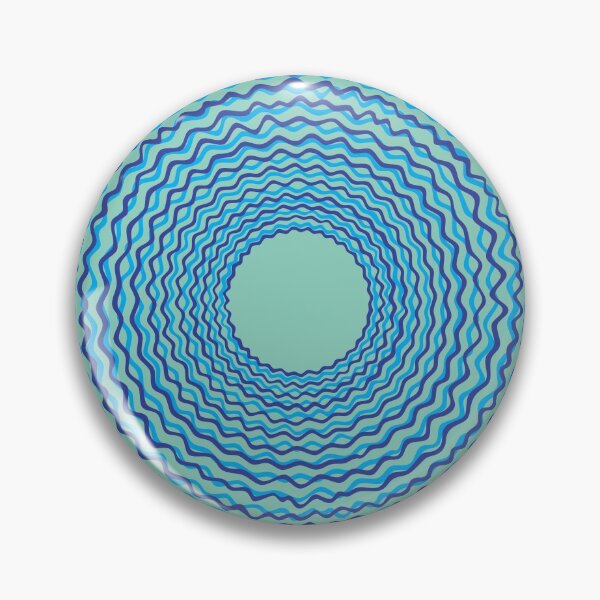 Item preview, Circular pattern in blue-green designed and sold by cyanoblau.
