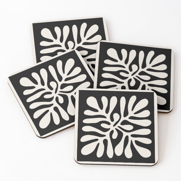 Item preview, Henri Matisse Flower, Paper Decoupes Art black inside, Matisse Cutout's designed and sold by re-make-.