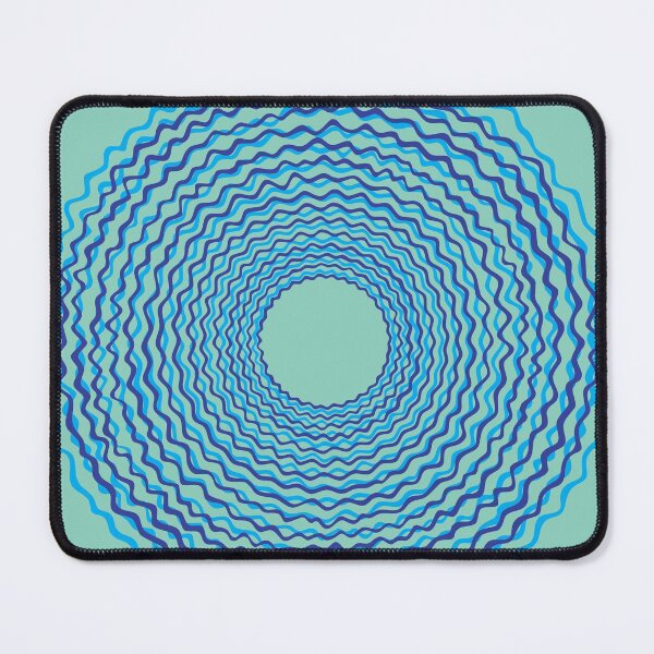 Item preview, Circular pattern in blue-green designed and sold by cyanoblau.