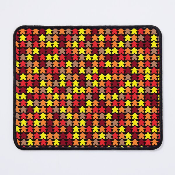 Autumn Meeples by Blackburn Ink Mouse Pad